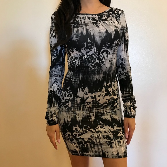 Shades of Grey Mini Dress - Picture 4 of 8